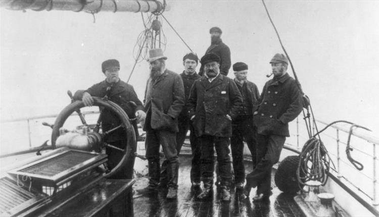 Arthur Conan Doyle on whaling ship, Hope